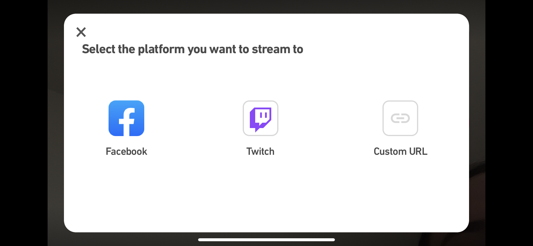 Choose a Streaming Platform