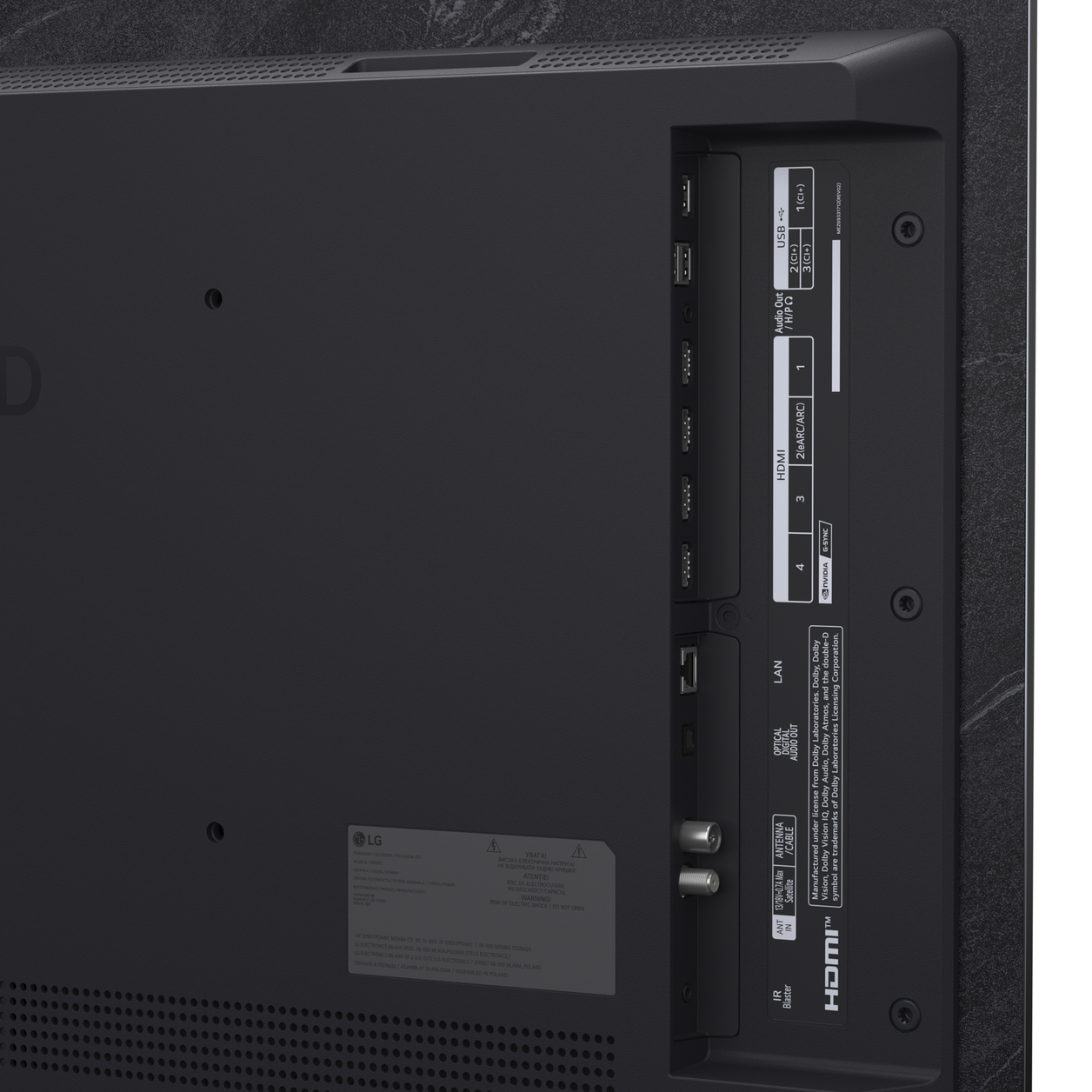 LG OLED evo AI OLED42C55LA 106.7 cm (42") 4K Ultra HD Smart TV Wi-Fi Black