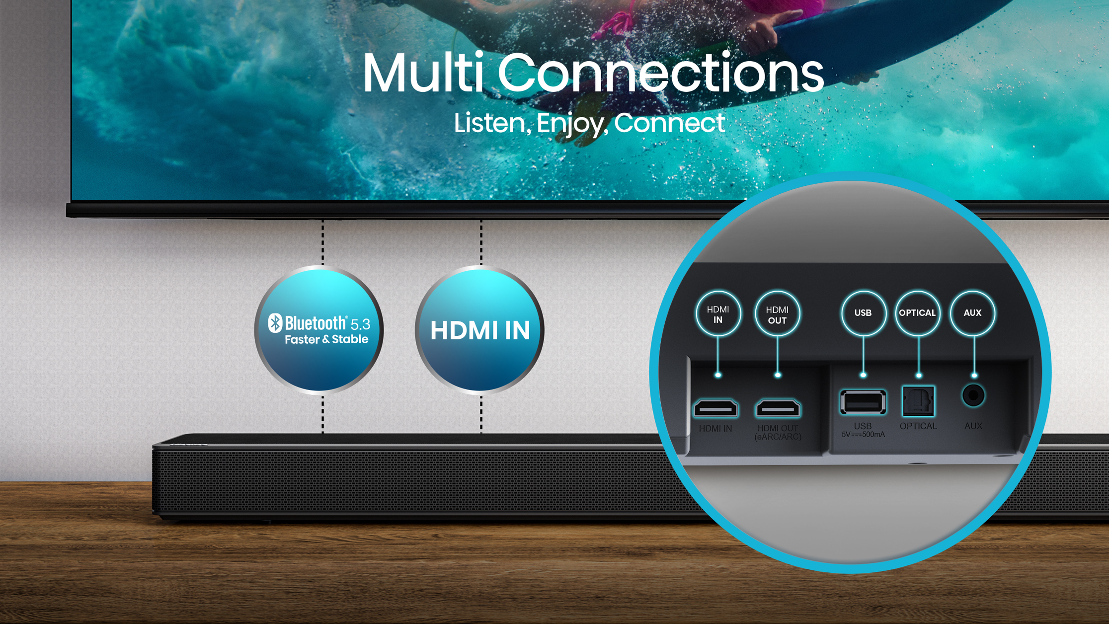 Hisense AX5125H soundbar speaker Black 5.1.2 channels 500 W