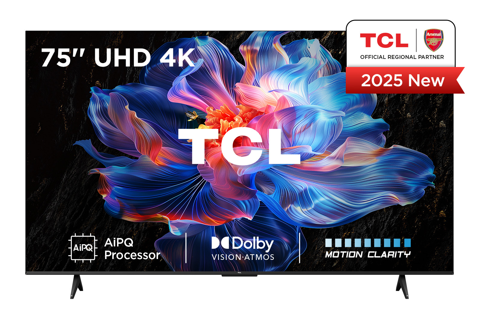 TCL 75V6C-UK TV 190.5 cm (75") 4K Ultra HD Smart TV Wi-Fi Metallic 330 cd/m²