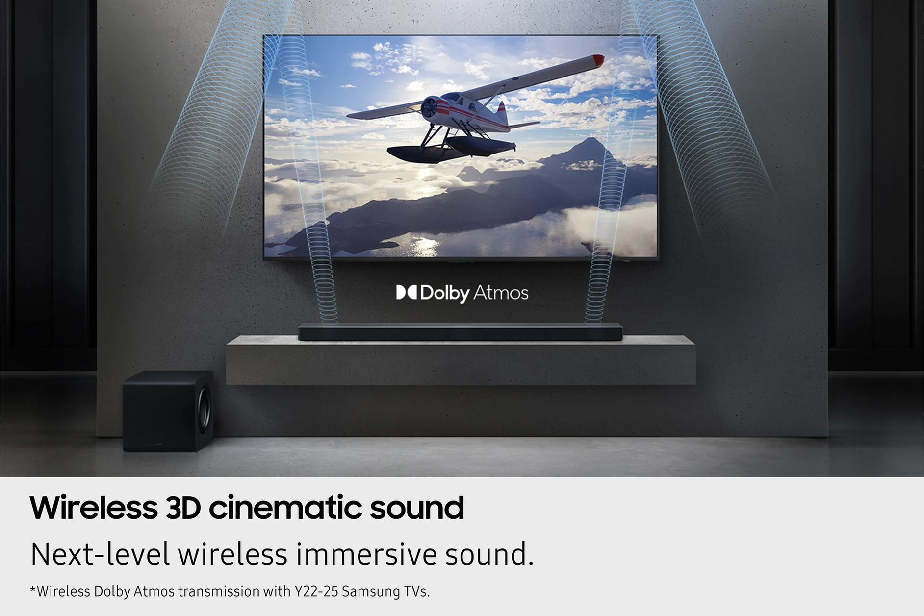 Samsung Q-series QS750F 5.1.2ch Soundbar with Subwoofer & Rear Speakers (2025)