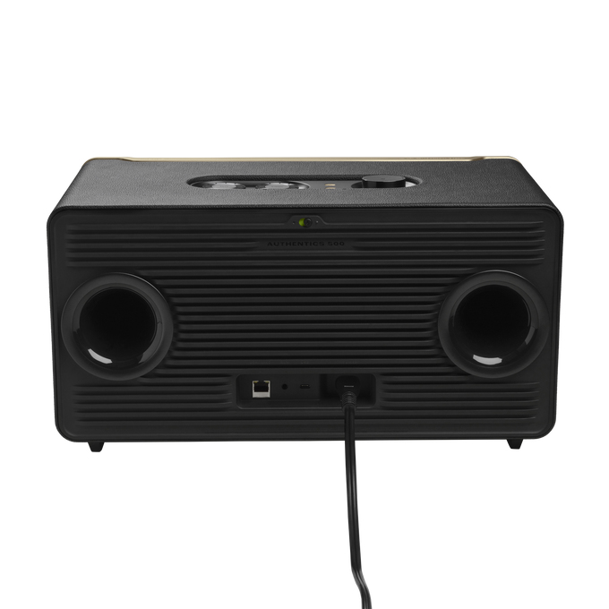 JBL Authentics 500 Black, Gold Wired 135 W