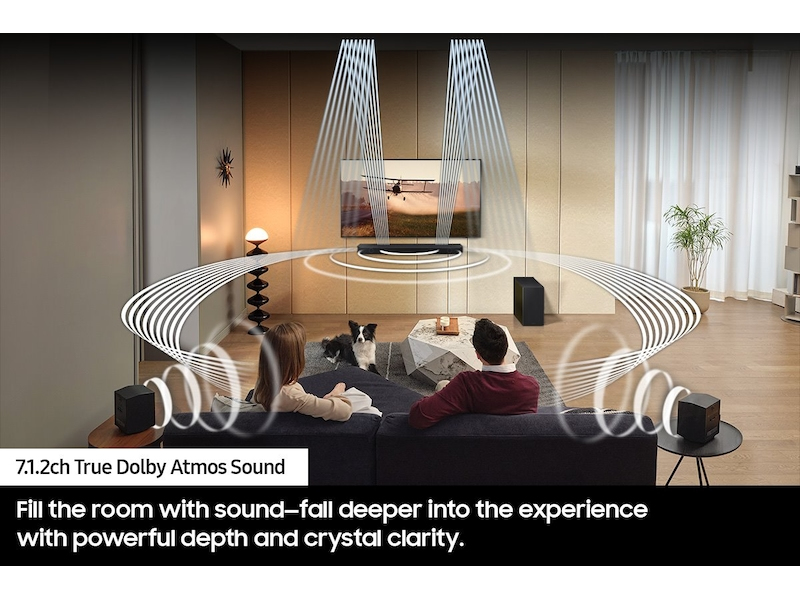 Samsung Q-series HW-Q850D/ZA soundbar speaker Black 7.1.2 channels