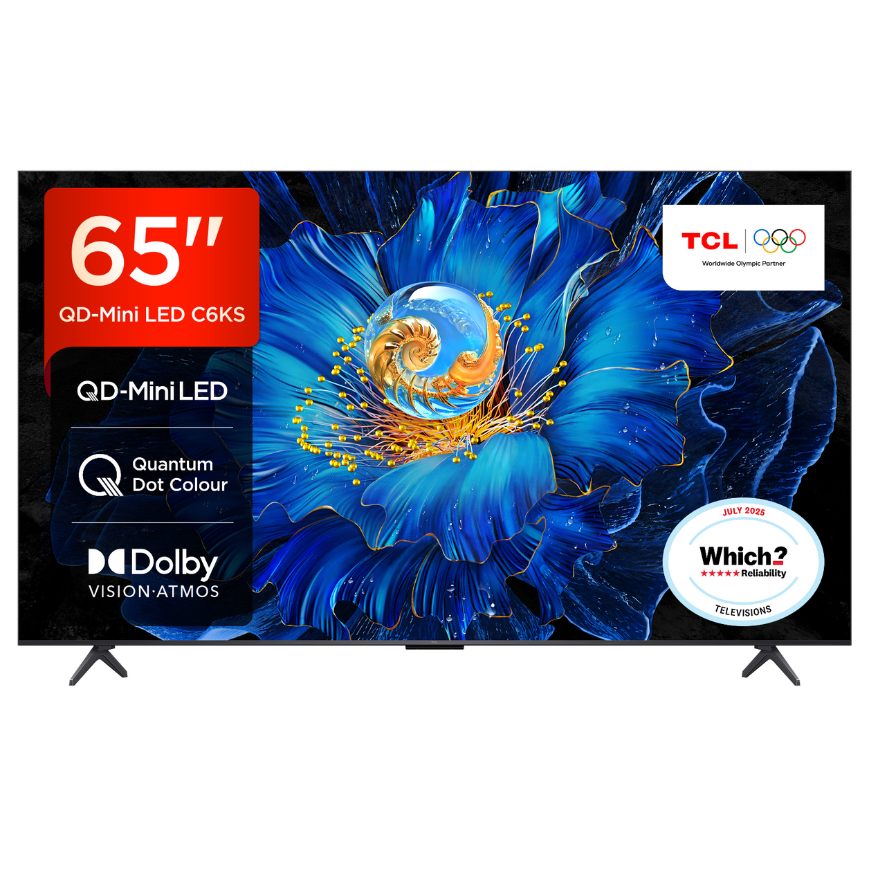 TCL C6KS 65C6KS-UK TV 165.1 cm (65") 4K Ultra HD Smart TV Wi-Fi Metallic