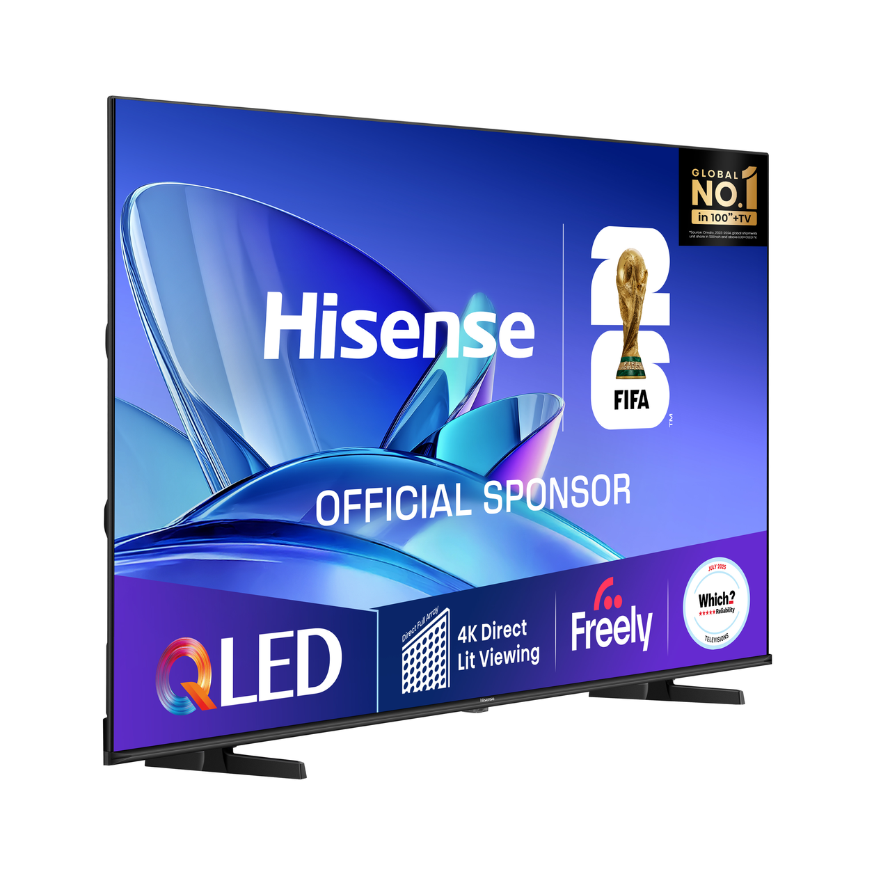 Hisense 55" E78QTUK QLED Smart AI TV with Freely