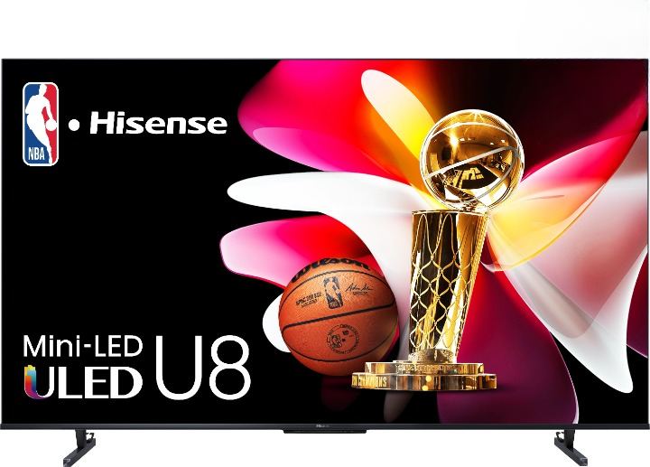 Hisense Class U8 190.5 cm (75") 4K Ultra HD Smart TV Wi-Fi Black 3000 cd/m²