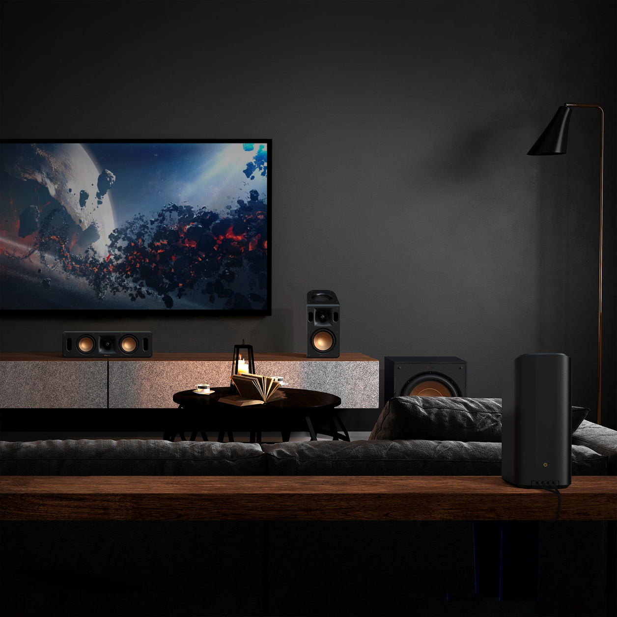 Klipsch Reference home cinema system 5.1.4 channels Black