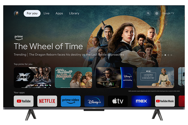 TCL Q6 43Q651G TV 109.2 cm (43") 4K Ultra HD Smart TV Wi-Fi Black