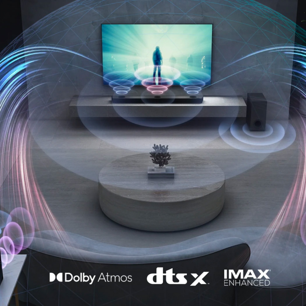 LG S95QR soundbar speaker Grey 9.1.5 channels 810 W