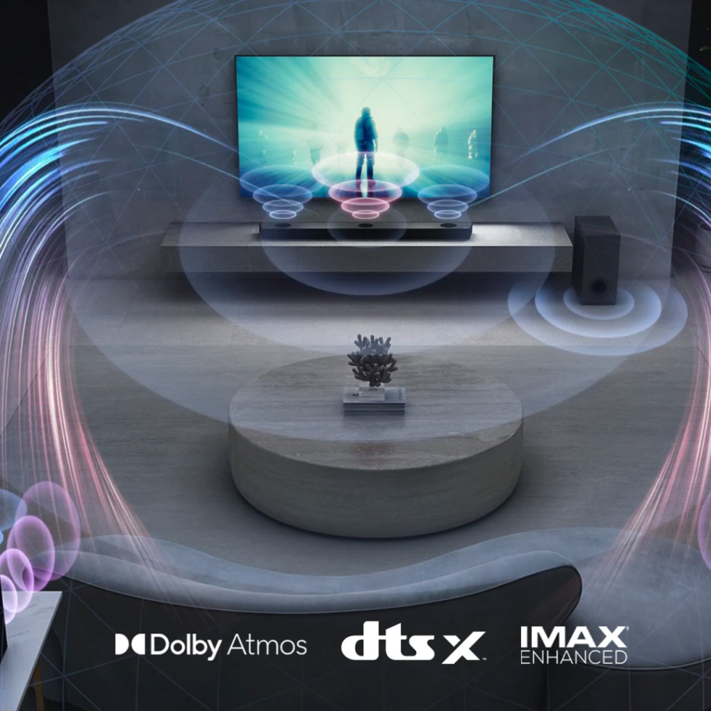 LG S95QR soundbar speaker Grey 9.1.5 channels 810 W