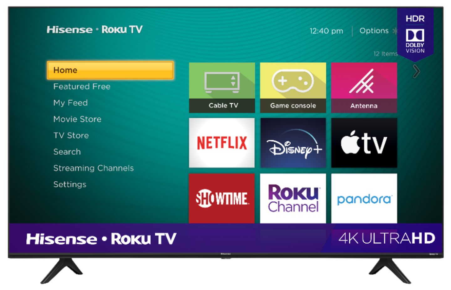 Hisense 58R6E3 TV 147.3 cm (58") 4K Ultra HD Smart TV Wi-Fi Black