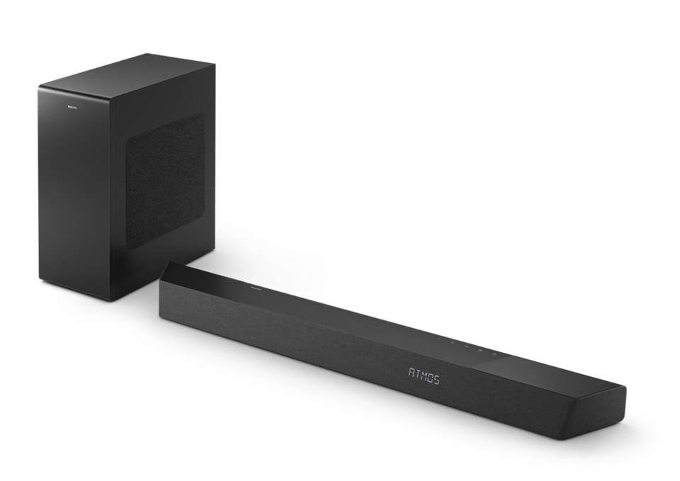 Philips TAB8907/37 soundbar speaker Black 3.1.2 channels 360 W