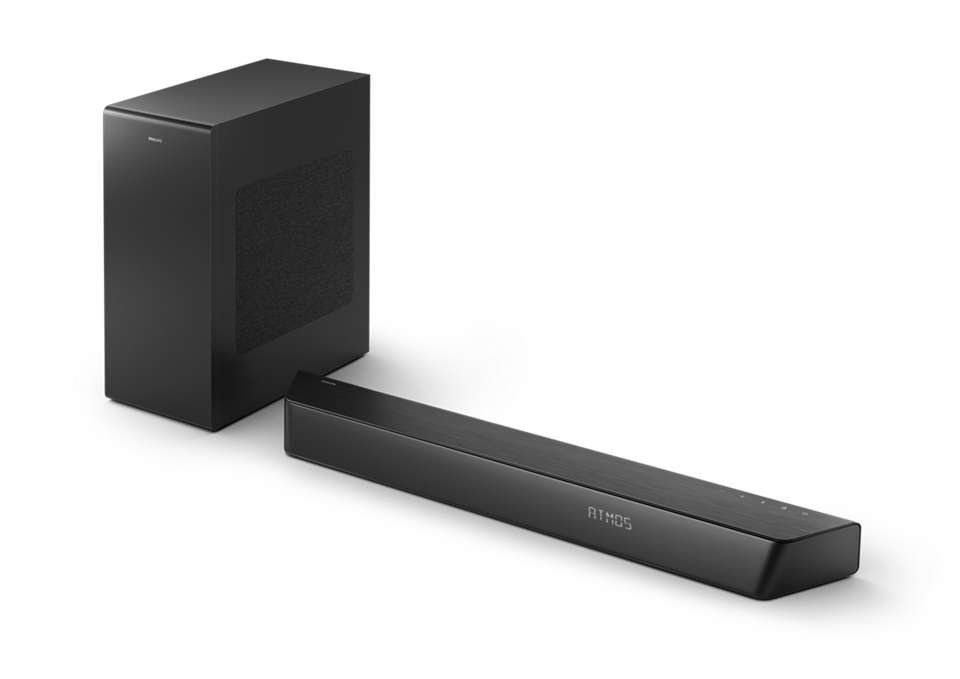 Philips TAB7807/37 soundbar speaker Black 3.1 channels 310 W