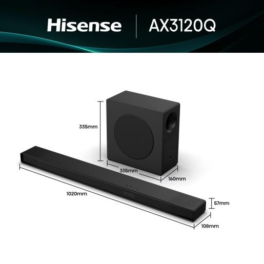Hisense AX3120Q Dolby Atmos Soundbar