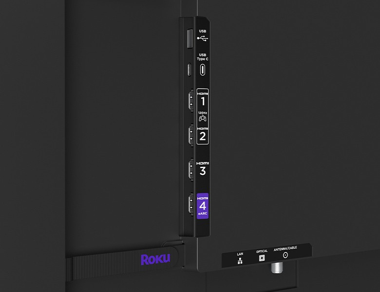 Roku 75R8C5 TV 190.5 cm (75") 4K Ultra HD Smart TV Wi-Fi Black