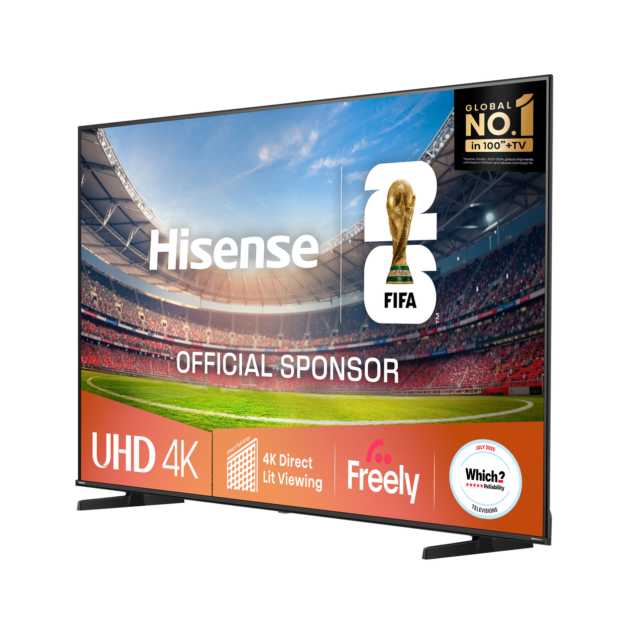 Hisense 85" A6QTUK 4K Ultra HD Smart TV with Freely