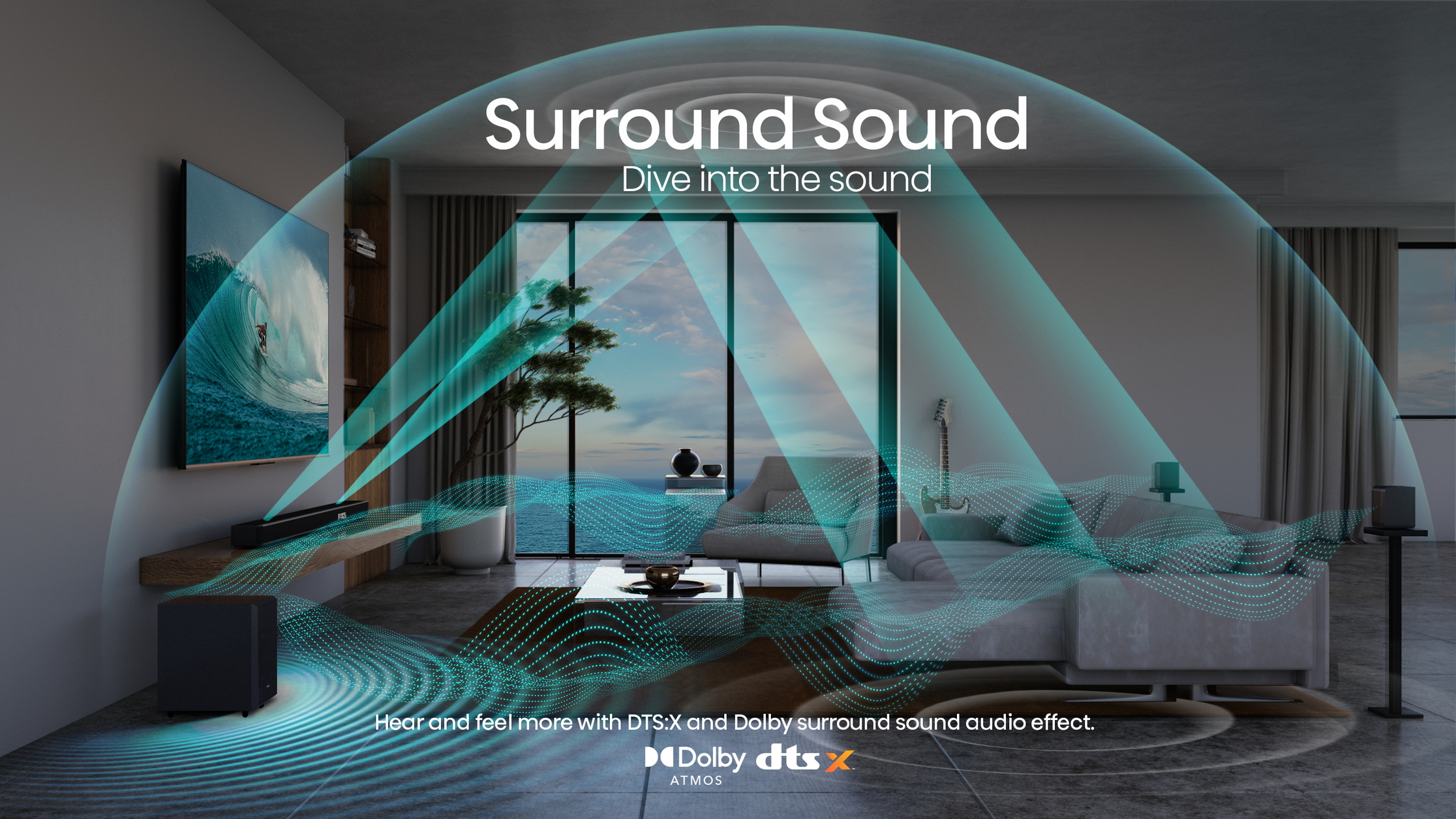 Hisense AX5125H soundbar speaker Black 5.1.2 channels 500 W