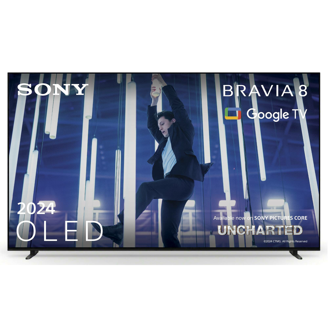Sony BRAVIA 8 OLED 55 Inch 4K HDR Google Smart TV (2024) | Gaming Features for PlayStation 5 and IMAX Enhanced, Dolby Vision Atmos, Chromecast, Apple AirPlay, 120Hz K55XR80