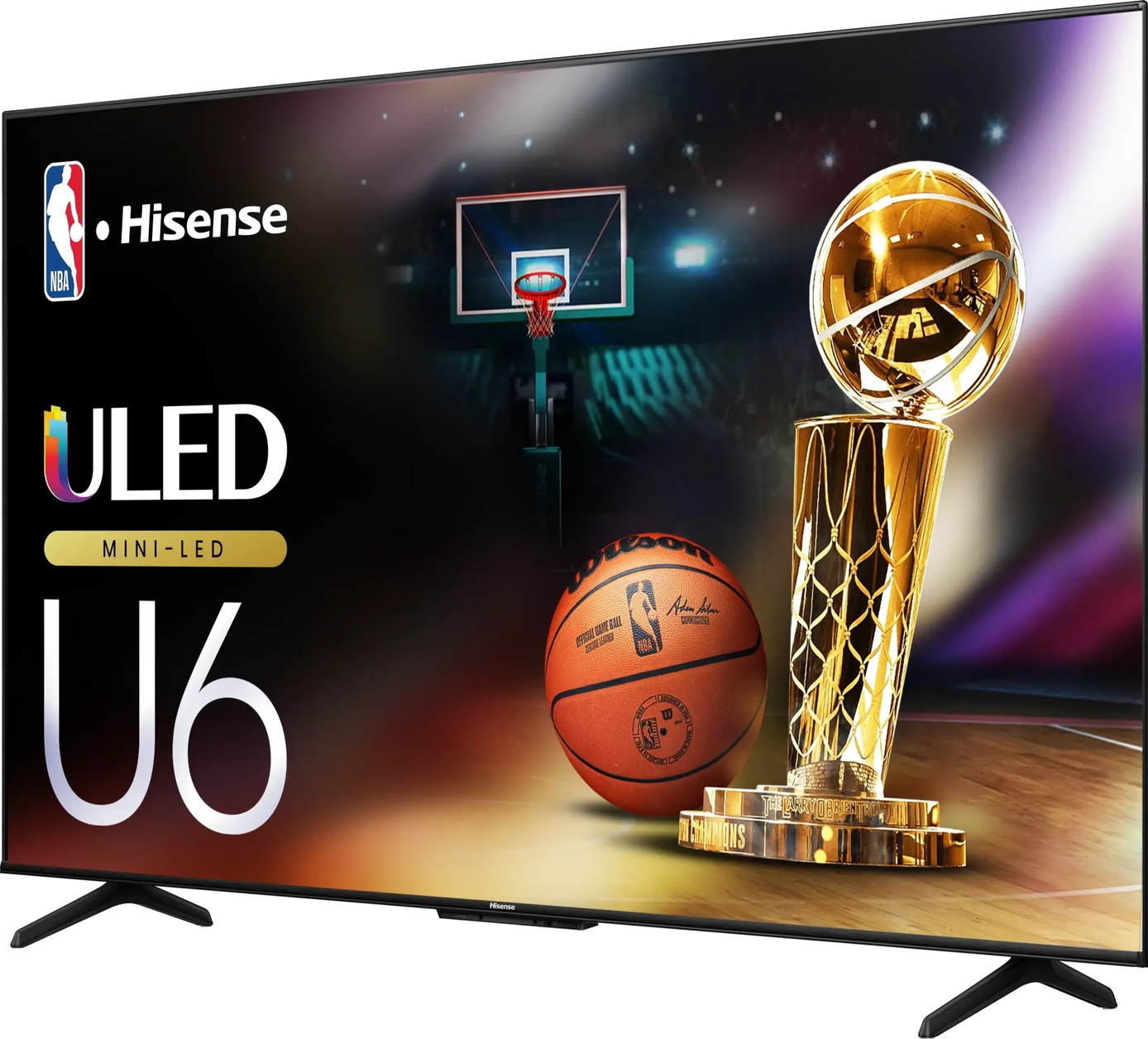 Hisense Class U6 190.5 cm (75") 4K Ultra HD Smart TV Wi-Fi Black