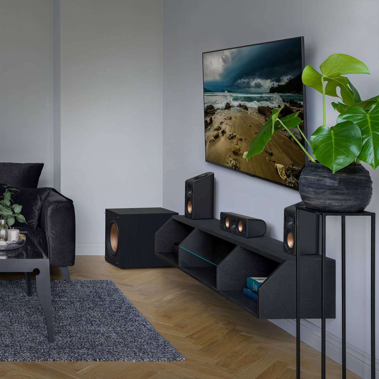 Klipsch Reference home cinema system 5.1.4 channels Black