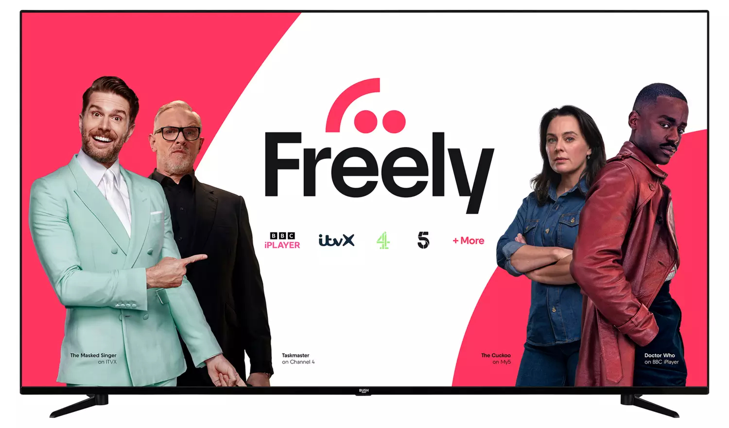 Bush 70QT24SB TV 177.8 cm (70") 4K Ultra HD Smart TV Wi-Fi Black