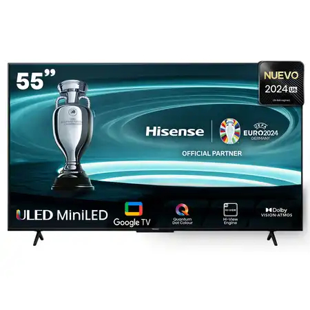 Hisense 55U6N TV 139.7 cm (55") 4K Ultra HD Smart TV Wi-Fi Black