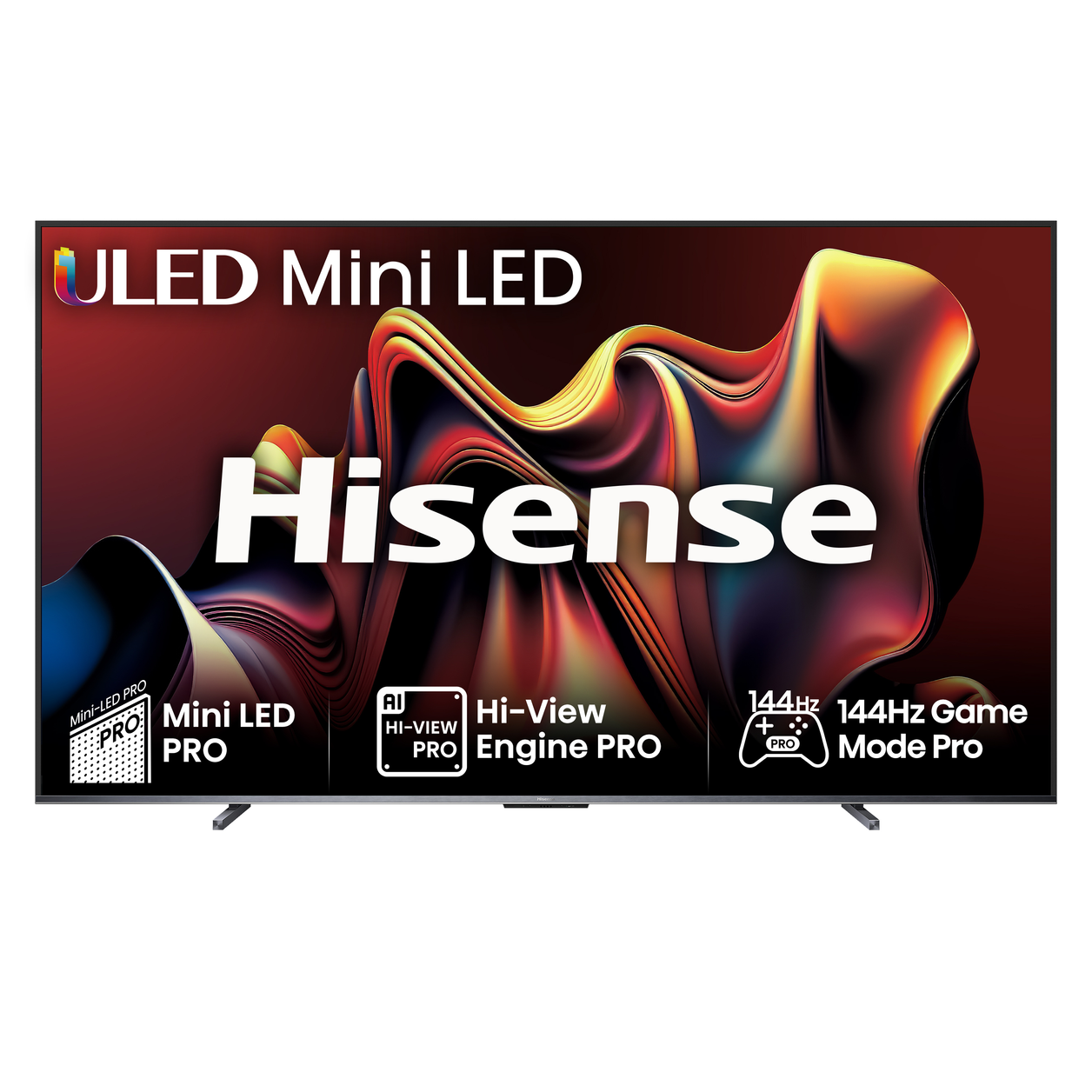 Hisense U7N 100U7NQTUK TV 2.54 m (100") 4K Ultra HD Smart TV Wi-Fi Black, Grey 500 cd/m²