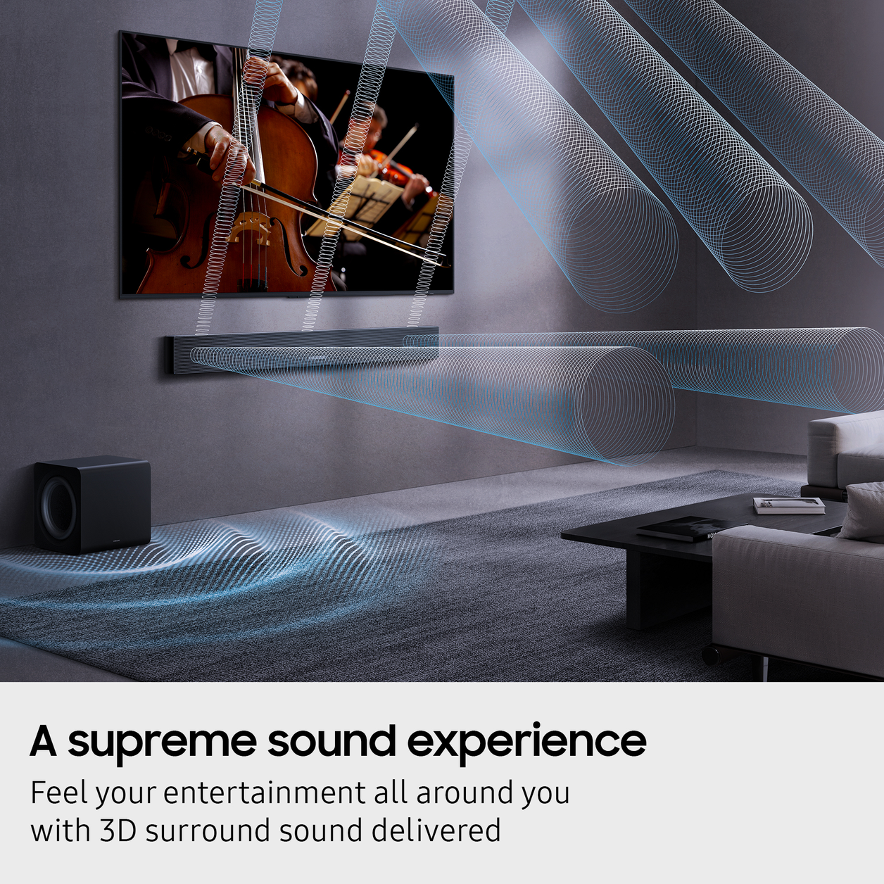 Samsung HW-QS700F/ZF soundbar speaker Black 3.1.2 channels 345 W