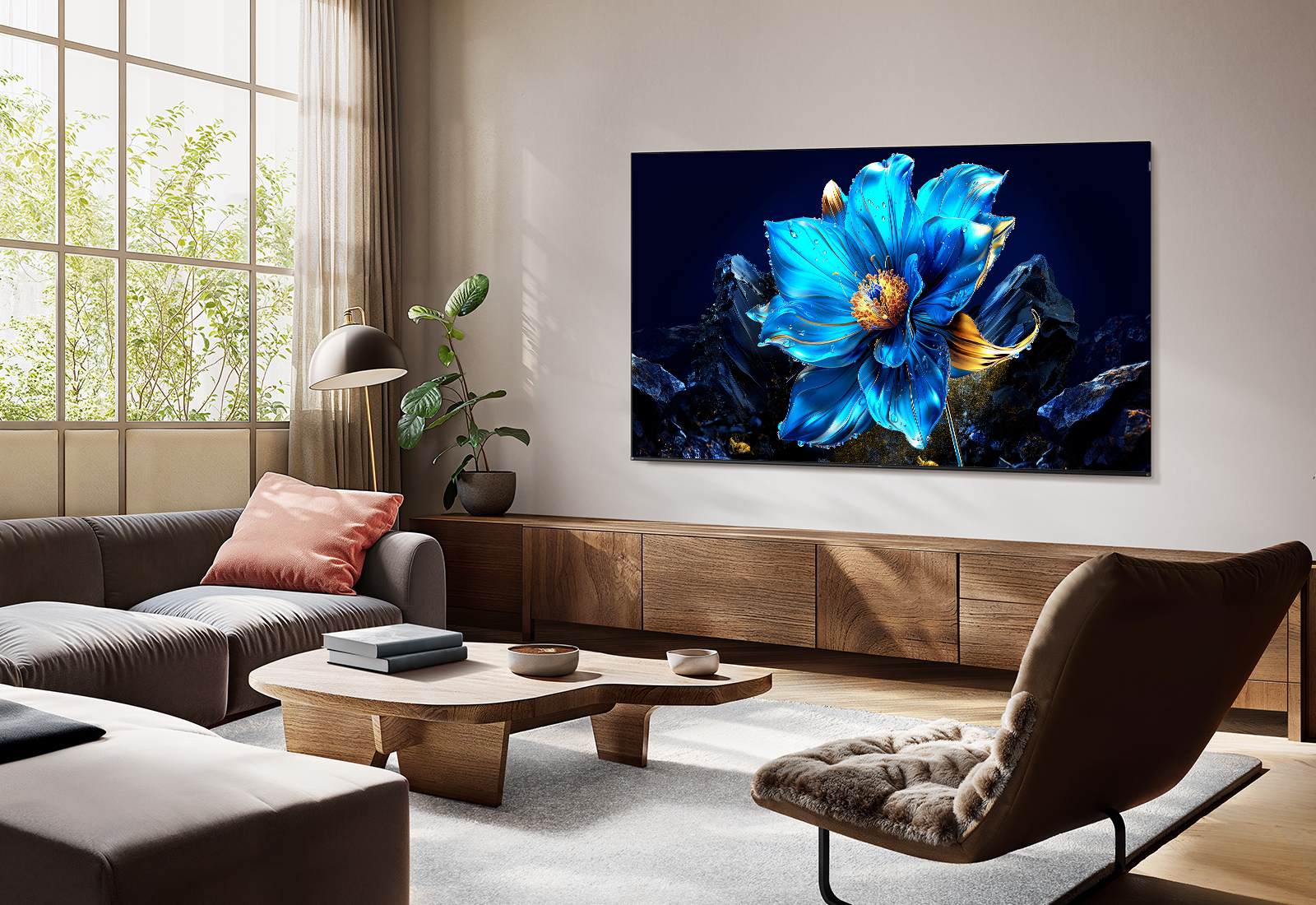 TCL 75P7K-UK TV 190.5 cm (75") 4K Ultra HD Smart TV Wi-Fi Metallic 350 cd/m²