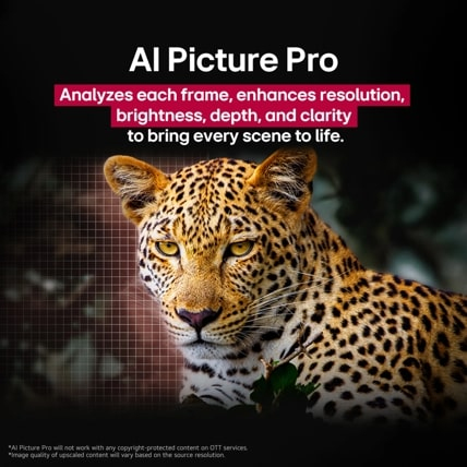 LG OLED evo AI OLED83C5PUA TV 2.11 m (83") 4K Ultra HD Smart TV Wi-Fi Black