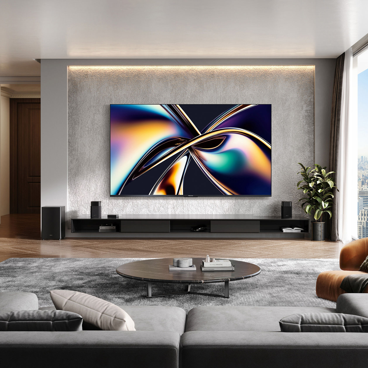 Hisense 75U65QF TV 190.5 cm (75") 4K Ultra HD Smart TV Wi-Fi Black