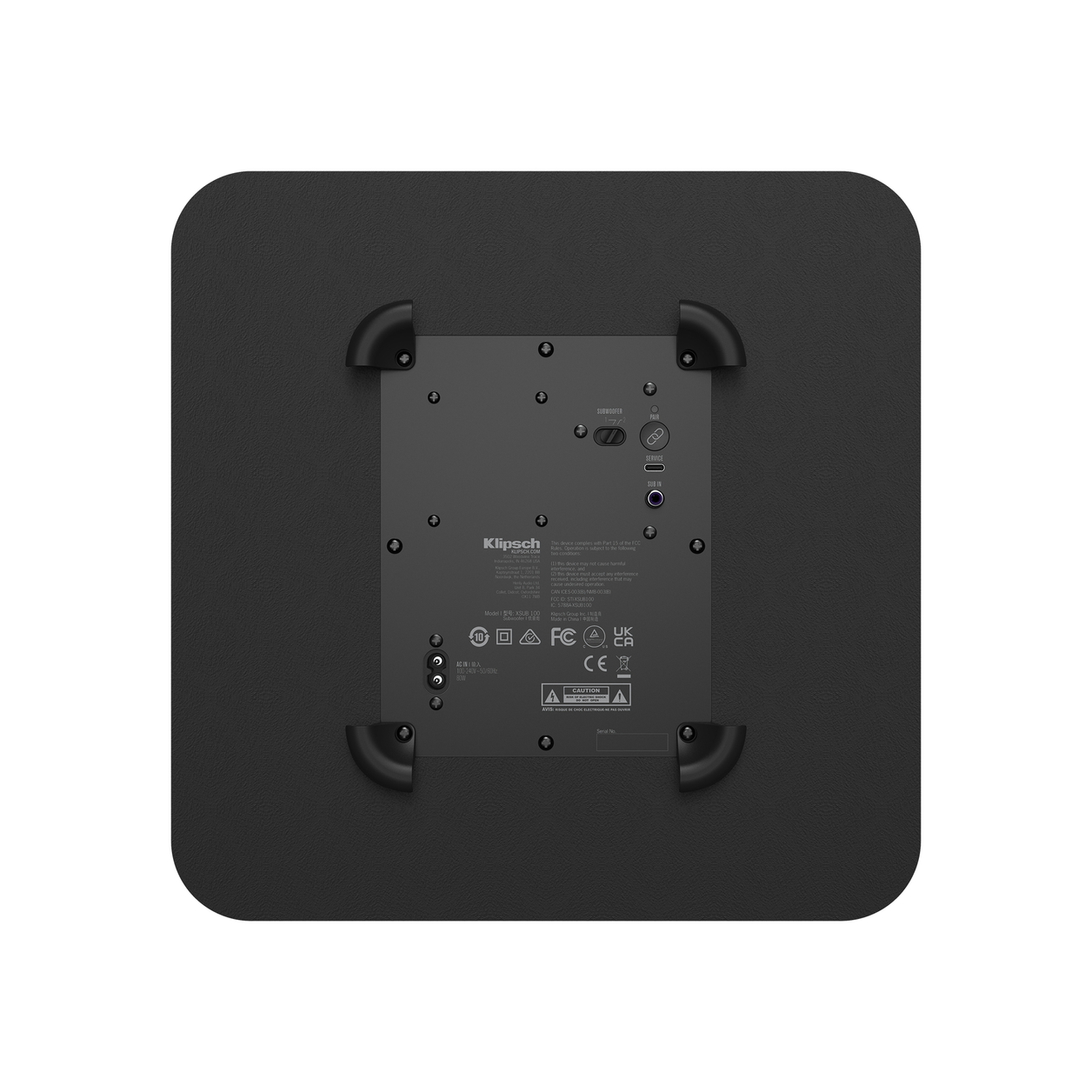 Klipsch Flexus Core 210 + Sub 100 Black 3.1.2 channels 100 W