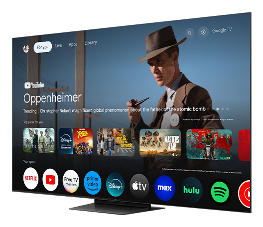 TCL QM7 55’’ QM7K Series QD-Mini LED QLED 4K UHD Smart TV with Google TV – 55QM7K