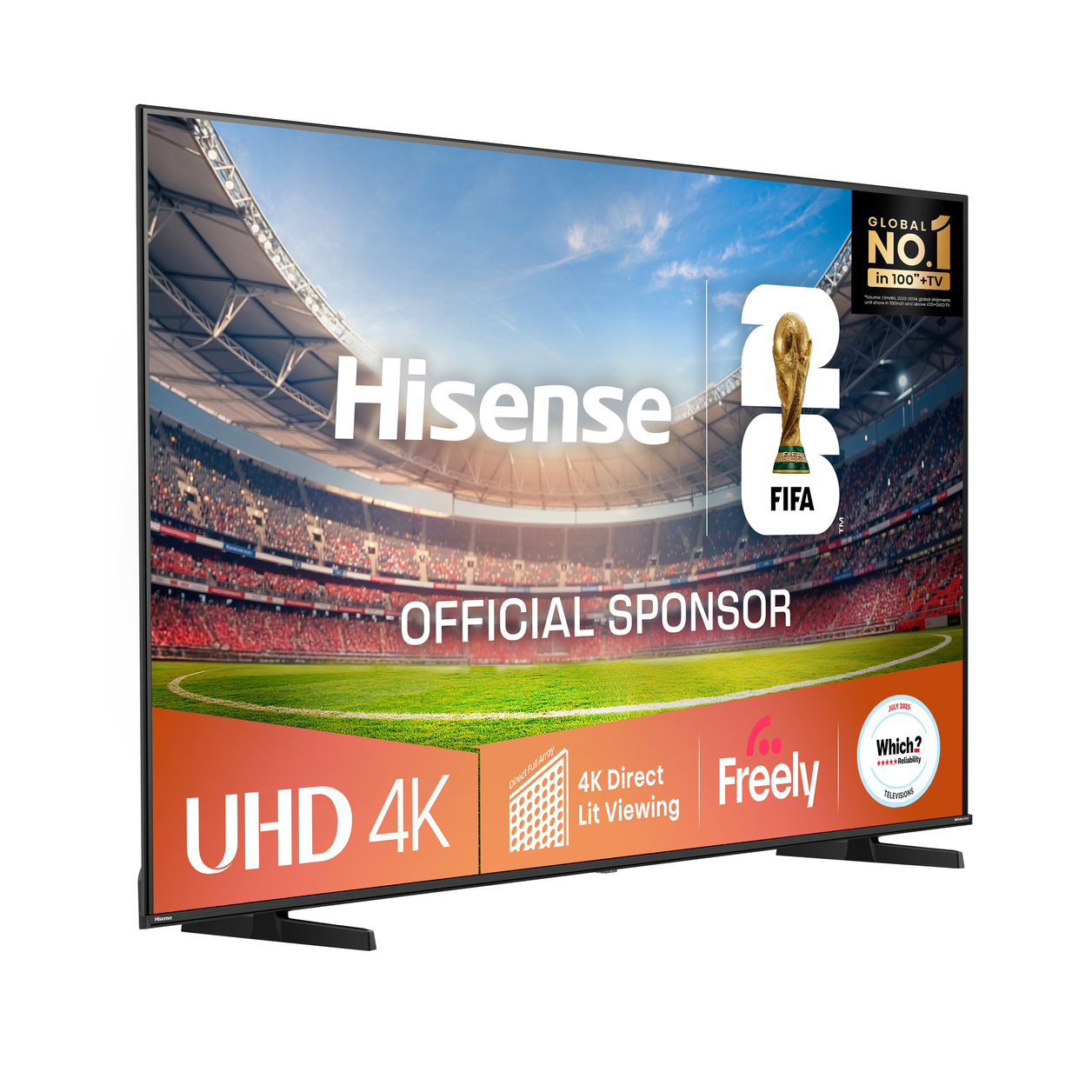 Hisense 85" A6QTUK 4K Ultra HD Smart TV with Freely