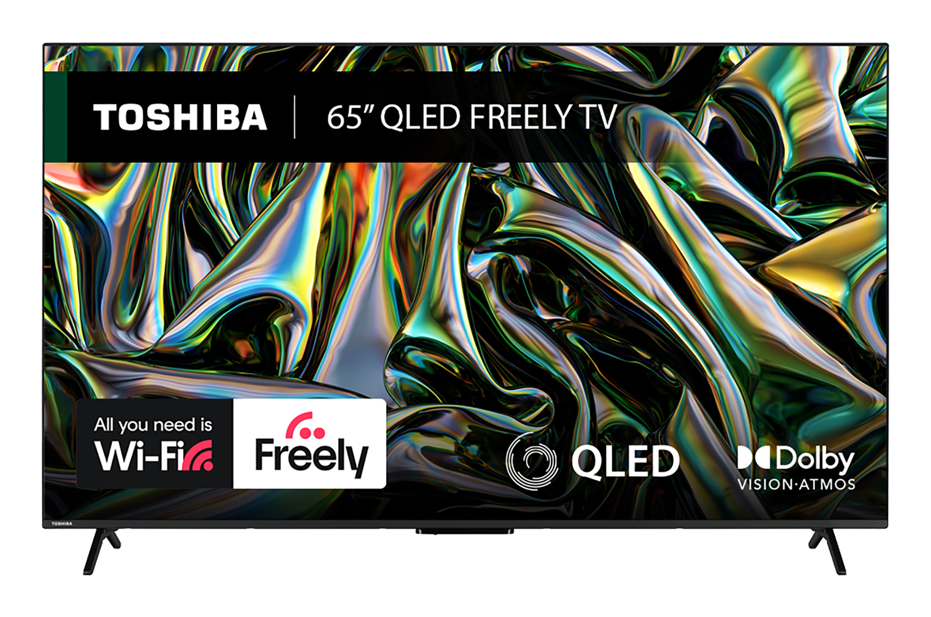 Toshiba 65UV2F53DBU TV 165.1 cm (65") 4K Ultra HD Smart TV Wi-Fi Black 350 cd/m²