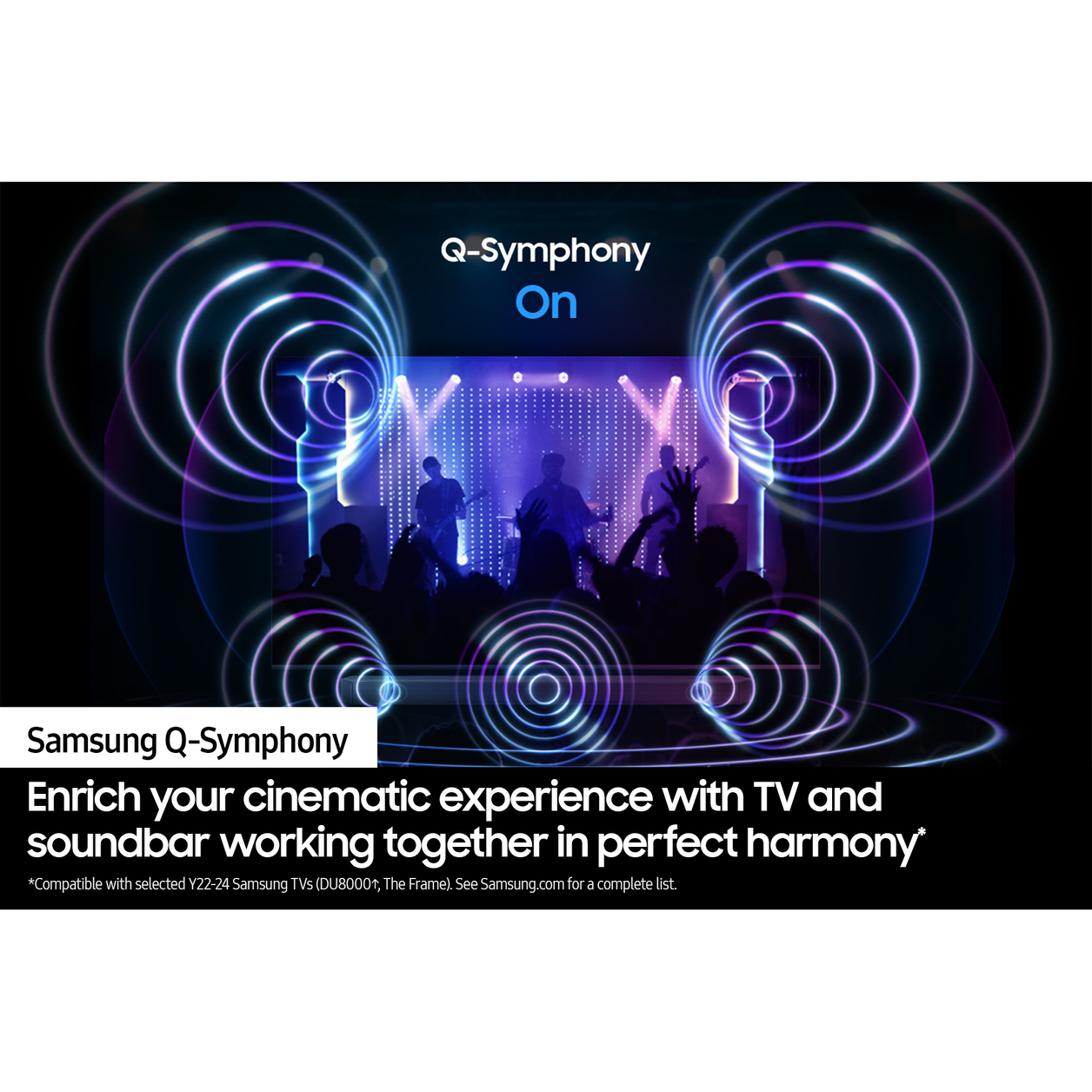 Samsung Q990D Q-Series 11.1.4ch Cinematic Soundbar with Subwoofer and Rear Speakers (2024)