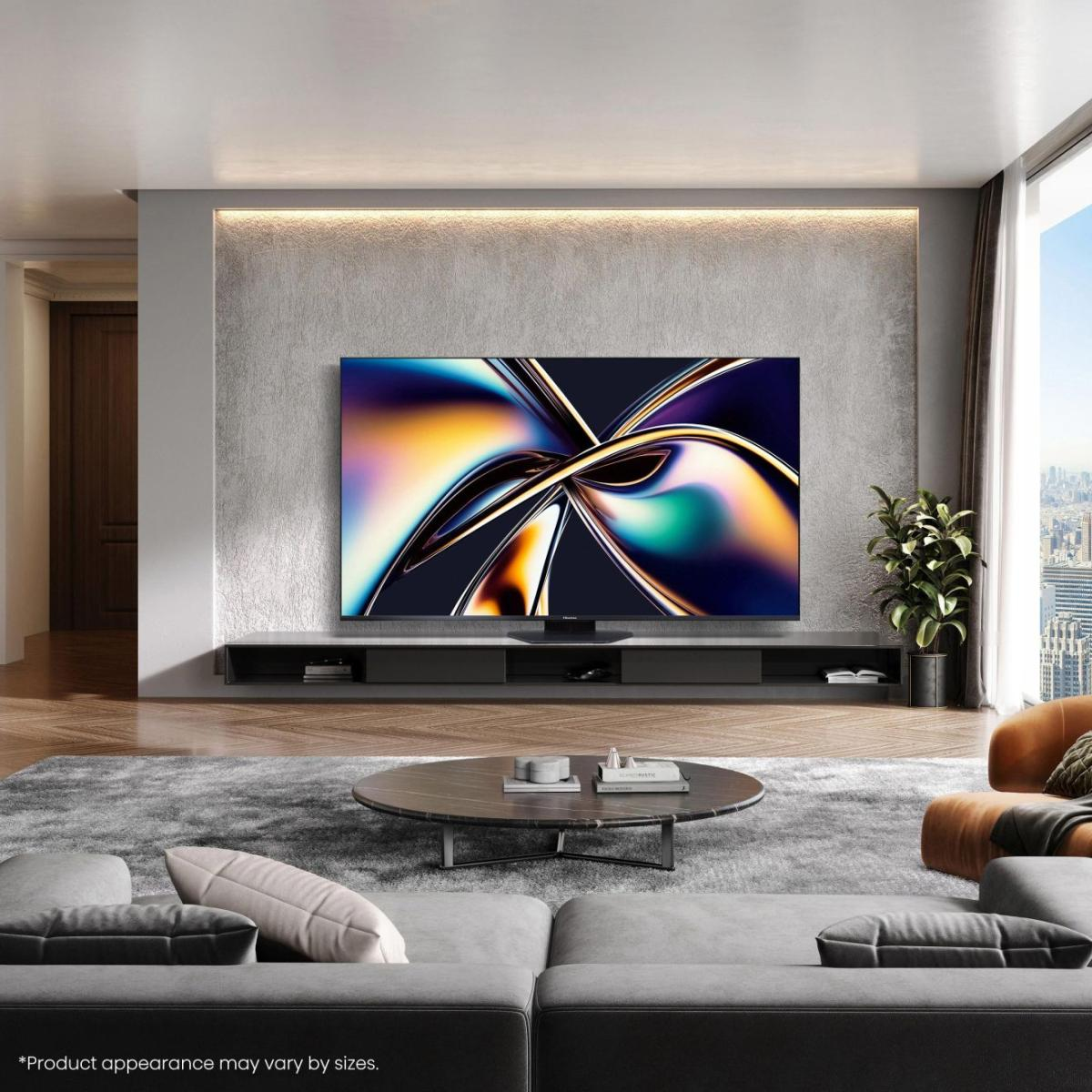 Hisense 75U8Q 190.5 cm (75") 4K Ultra HD Smart TV Wi-Fi Black, Grey