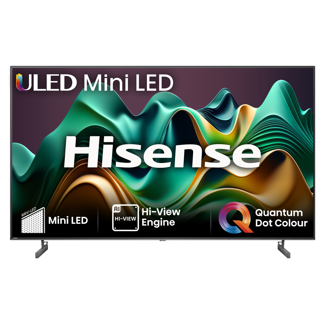Hisense 55U6NQTUK TV 139.7 cm (55") 4K Ultra HD Smart TV Wi-Fi Grey 600 cd/m²