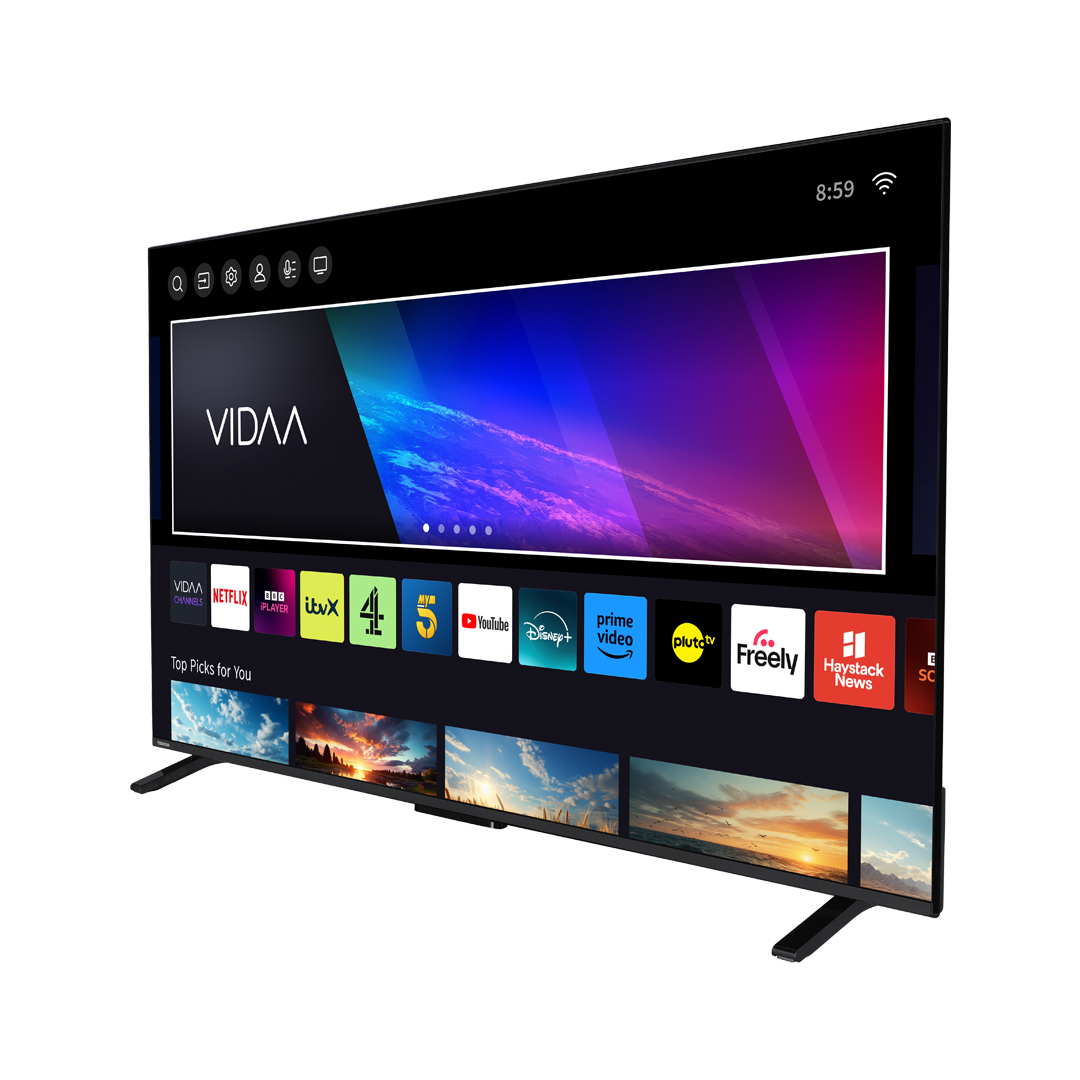 Toshiba 65UV2F53DBU TV 165.1 cm (65") 4K Ultra HD Smart TV Wi-Fi Black 350 cd/m²