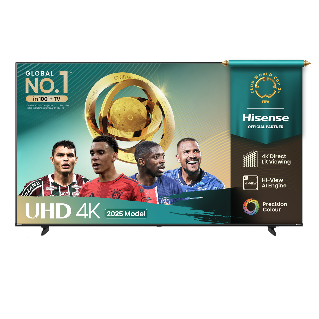 Hisense 85A6QTUK TV 190.5 cm (75") 4K Ultra HD Smart TV Wi-Fi Black 400 cd/m²