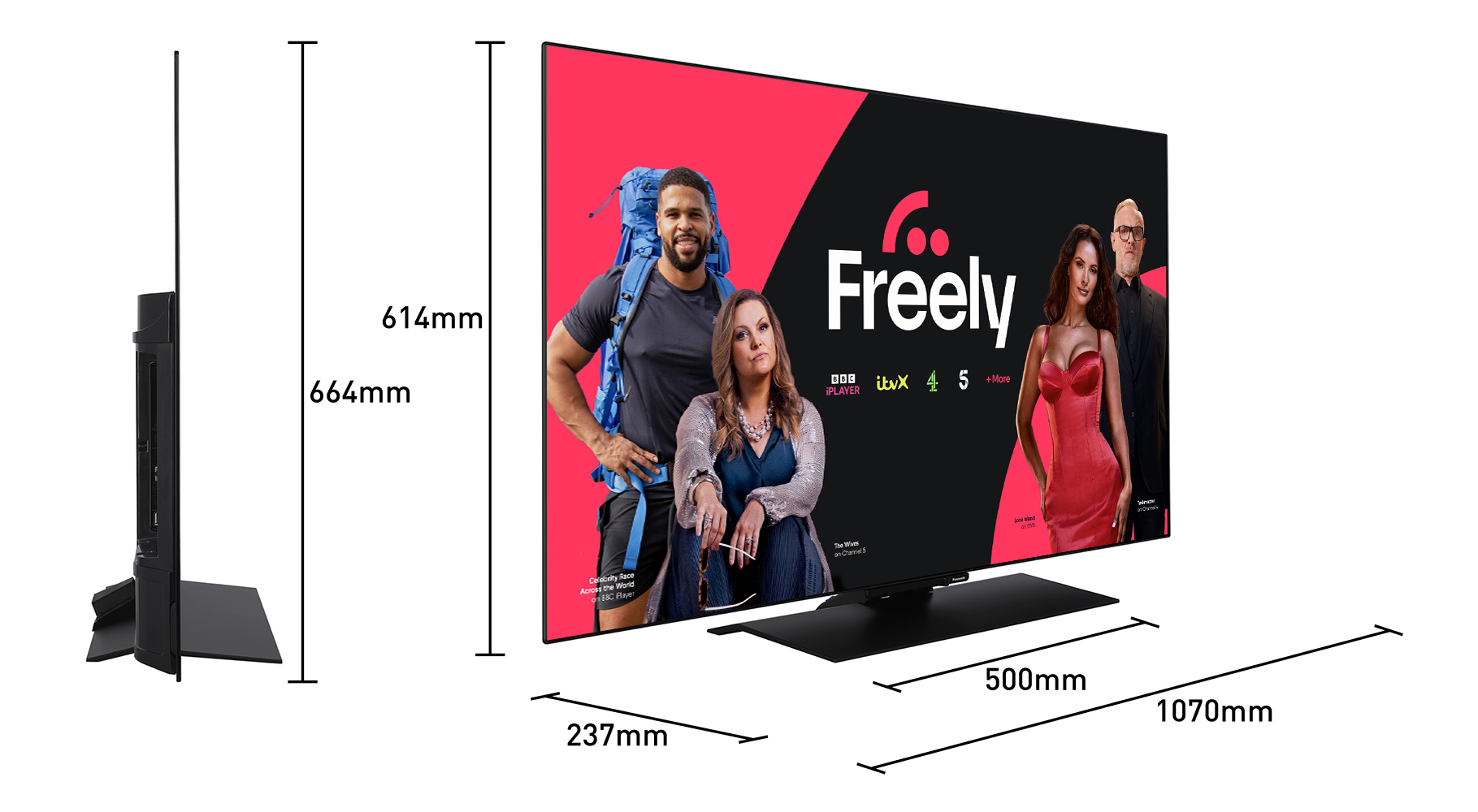 Panasonic -48Z80AEY TV 121.9 cm (48") 4K Ultra HD Smart TV Wi-Fi Black