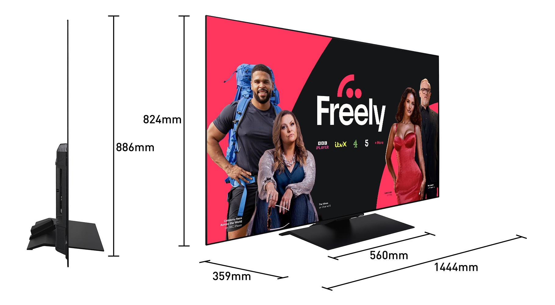 Panasonic -65Z80AEY TV 165.1 cm (65") 4K Ultra HD Smart TV Wi-Fi Black