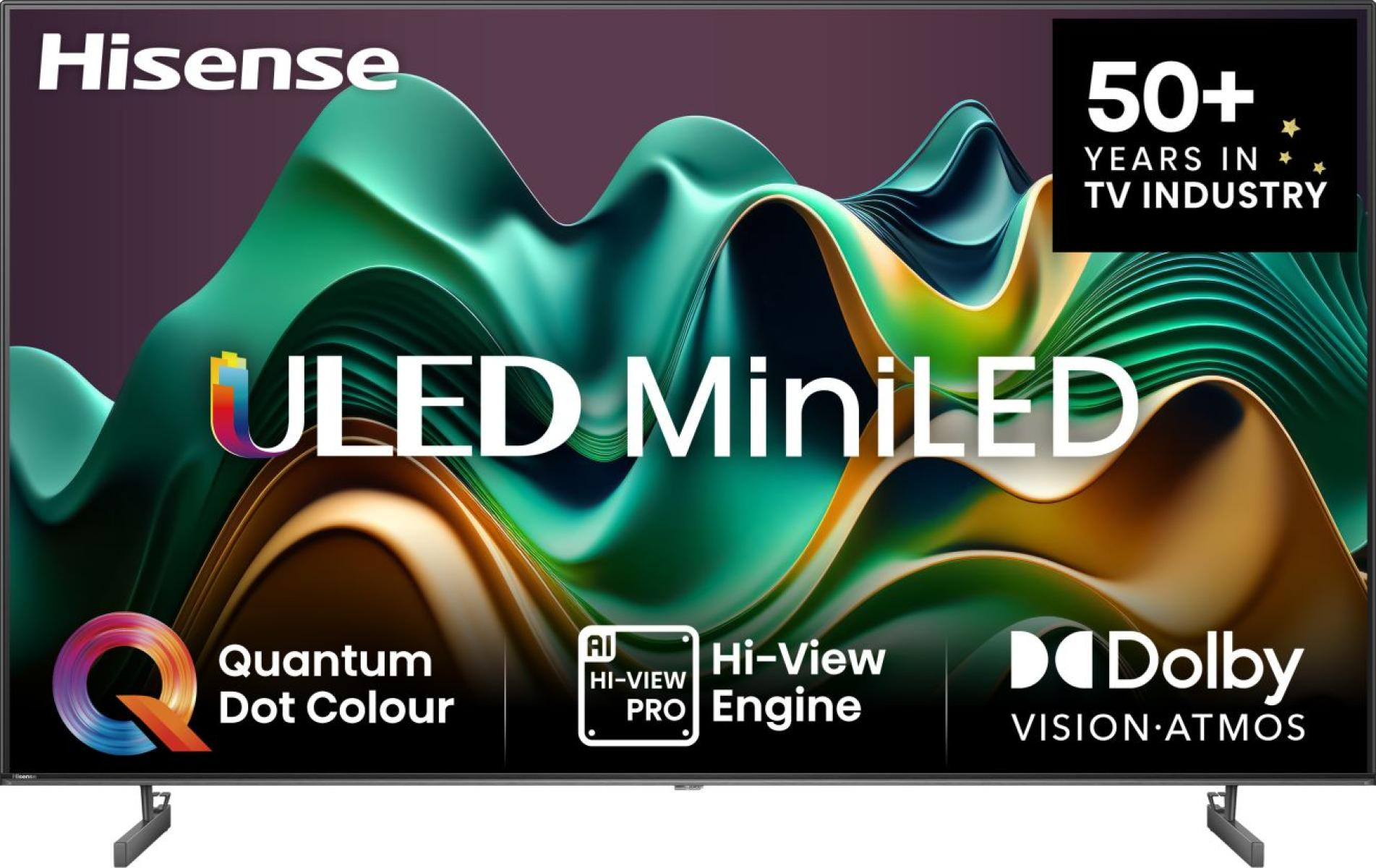 Hisense 75U6NQ 190.5 cm (75") 4K Ultra HD Smart TV Wi-Fi Grey 500 cd/m²
