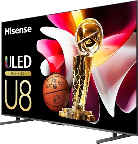 Hisense 85U8N TV 2.16 m (85") 4K Ultra HD Smart TV Wi-Fi Black 3000 cd/m²