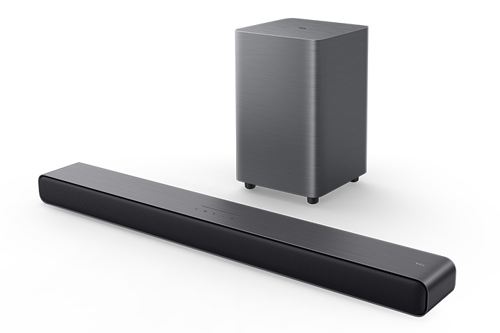 TCL S S55H Class 2.1 Channel Sound Bar with Dolby Atmos, Wireless Subwoofwer, and Bluetooth Music Streaming
