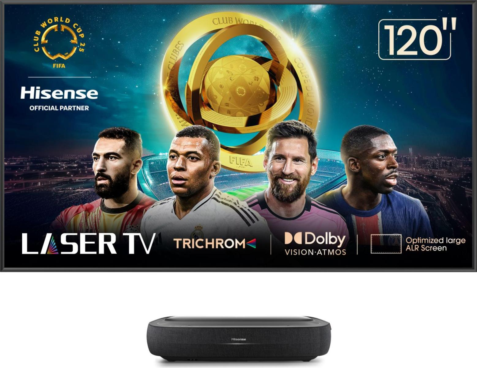 Hisense 120L9HA 3.05 m (120") 5K Ultra HD Smart TV Wi-Fi Black 400 cd/m²