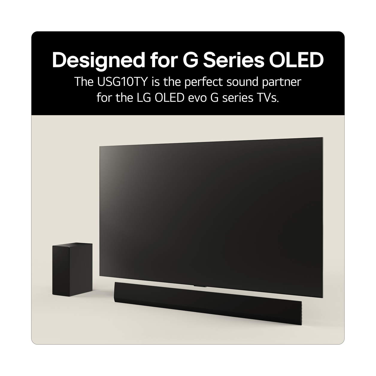 LG USG10TY Black 3.1 channels 420 W