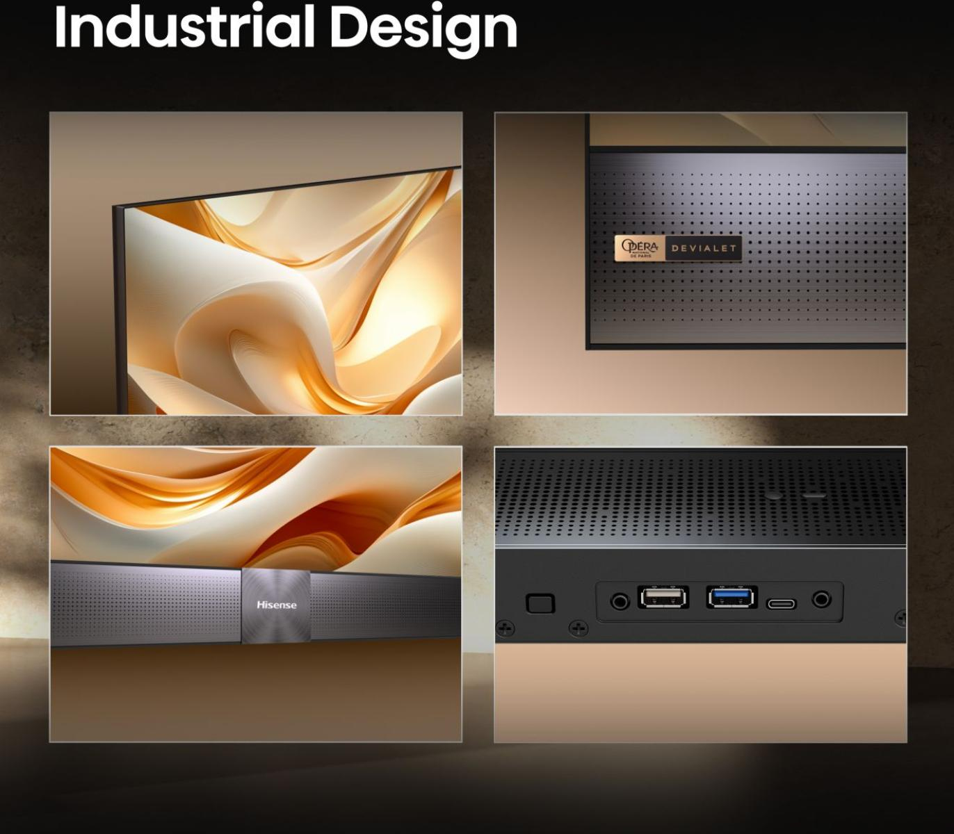 Hisense 136MX 3.44 m (135.5") 4K Ultra HD Smart TV Wi-Fi Black, Grey