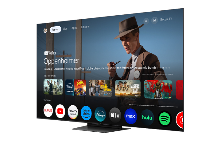 TCL QM7 55’’ QM7K Series QD-Mini LED QLED 4K UHD Smart TV with Google TV – 55QM7K