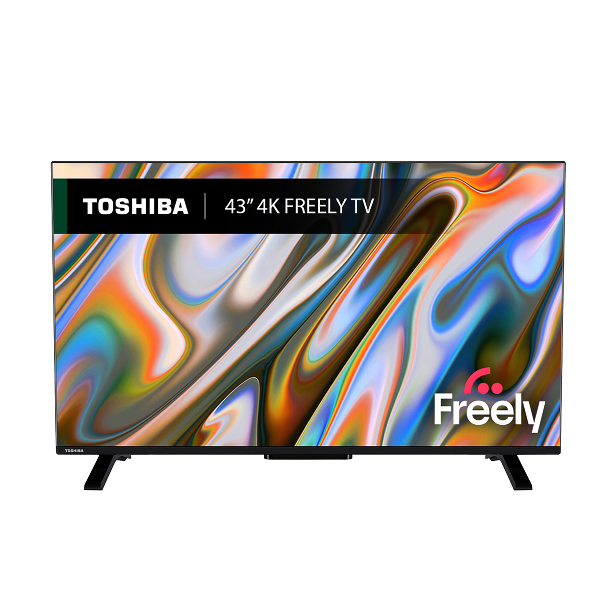 Toshiba 43UV2F53DBU TV 109.2 cm (43") 4K Ultra HD Smart TV Wi-Fi Black 350 cd/m²